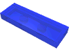 Набор LEGO Tile 1 x 3, Trans-Dark Blue