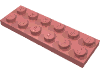Набор LEGO Plate 2 x 6, Sand Red