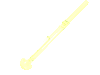 Деталь LEGO Spring Shooter Ammuniton 8L, Прозрачный ярко-зеленый