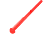 Деталь LEGO Spring Shooter Ammuniton 8L, Прозрачный красный