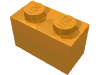 Набор LEGO Brick 1 x 2, Earth Orange