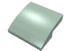 Деталь LEGO Скос изогнутый 2 x 2 x 2/3, Песочно-зеленый