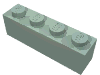 Деталь LEGO Кирпичик 1 x 4, Песочно-зеленый