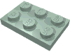 Деталь LEGO Пластина 2 x 3, Песочно-зеленый