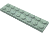 Деталь LEGO Пластина 2 x 8, Песочно-зеленый