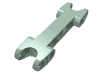 Деталь LEGO Technic, Axle and Pin Connector 2 x 7 with Two Ball Joint Sockets, Песочно-зеленый