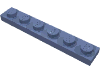 Деталь LEGO Пластина 1 x 6, Песочно-синий