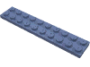 Набор LEGO Plate 2 x 10, Sand Blue