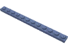 Набор LEGO Plate 1 x 12, Sand Blue