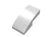 Набор LEGO Slope Curved 2 x 1 No Studs [1/2 Bow], Chrome Silver