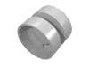 Набор LEGO Wheel 18 x 14 with Tread Small Hub, Chrome Silver