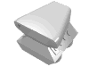 Набор LEGO Vehicle Air Scoop [2 x 2 Base], Chrome Silver