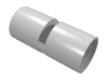 Набор LEGO Technic Pin Connector Round [Slotted], Chrome Silver
