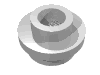 Набор LEGO Plate Round 1 x 1 with Open Stud, Chrome Silver