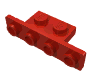 Деталь LEGO Кронштейн 1 x 2 - 1 x 4, Красный