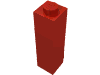 Деталь LEGO Кирпичик 1 x 1 x 3, Красный