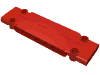 Деталь LEGO Панель Technic 3 x 11 x 1, Красный