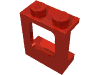 Деталь LEGO Window 1 x 2 x 2 Plane, Красный