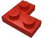 Деталь LEGO Пластина угловая 2 x 2, Красный