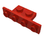 Деталь LEGO Кронштейн 1 x 2 - 1 x 4, Красный