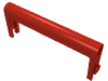 Деталь LEGO Vehicle, Brush Holder, Красный