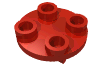 Набор LEGO Plate, Round 2 x 2 Thin with Wheel Holder, Красный