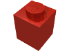 Деталь LEGO Кирпичик 1 x 1, Красный