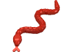 Деталь LEGO Snake, Красный