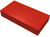 Набор LEGO Tile 1 x 2 [Undetermined Type], Красный