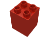 Деталь LEGO Кирпичик 2 x 2 x 2, Красный