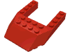Деталь LEGO Клин, с вырезом 6 x 8, Красный