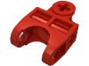 Деталь LEGO Technic Axle Connector 2 x 3 with Ball Socket, Open Sides, Красный