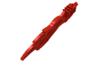 Деталь LEGO Bionicle Weapon Toa Flame Sword 2 x 12 with Two Holes, Красный