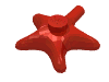 Набор LEGO Animal Starfish, Красный