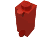 Деталь LEGO Brick Special 1 x 1 x 2 with Shutter Holder, Красный