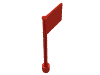 Набор LEGO Flag on Flagpole, Straight, Красный