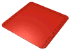 Набор LEGO Baseplate 24 x 24 with Studs on Edges, Красный