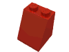 Деталь LEGO Скос 65° 2 x 2 x 2, с нижней трубкой, Красный