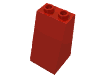 Деталь LEGO Slope 75° 2 x 2 x 3 - Recessed Studs, Красный