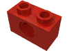 Деталь LEGO Кирпичик Technic 1 x 2, Красный
