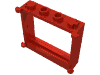 Деталь LEGO Окно 1 x 4 x 3, Красный