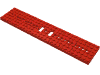 Деталь LEGO Train Base 6 x 28  with Two 1 x 2 Cutouts [3 Round Holes Each End], Красный