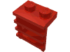 Деталь LEGO Plate Special 1 x 2 with Ladder, Красный