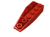 Деталь LEGO Клин перевёрнутый правый 6 x 2, Красный