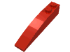 Деталь LEGO Скос изогнутый 6 x 1, Красный