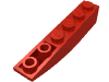 Деталь LEGO Скос изогнутый перевёрнутый 6 x 1, Красный
