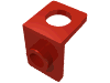 Деталь LEGO Neck Bracket [One Stud], Красный