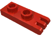 Набор LEGO Hinge Plate 1 x 2 with 3 Fingers and Hollow Studs, Красный