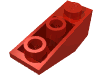 Деталь LEGO Скос перевёрнутый 33° 3 x 1, Красный