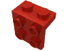 Деталь LEGO Кронштейн 1 x 2 - 2 x 2, Красный